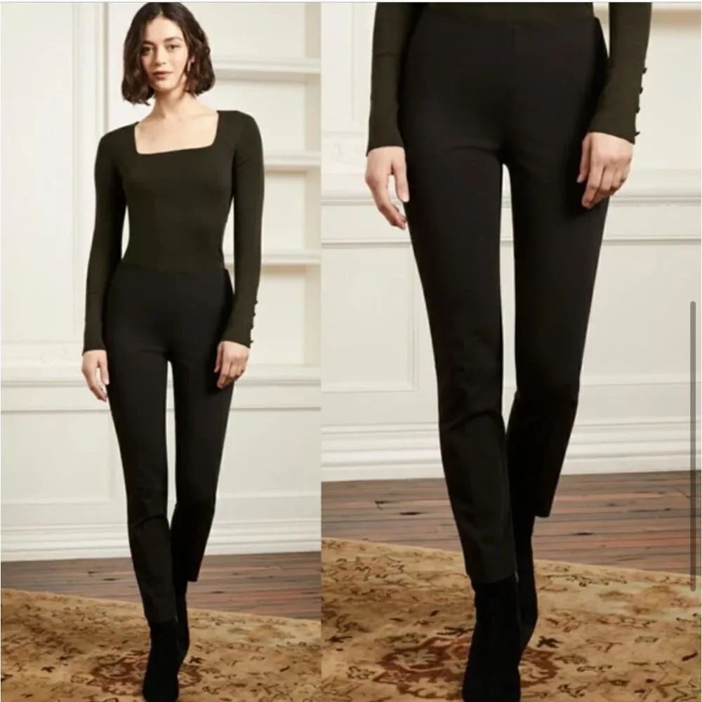 ECRU Springfield Pull On Slim Pant Black NEW